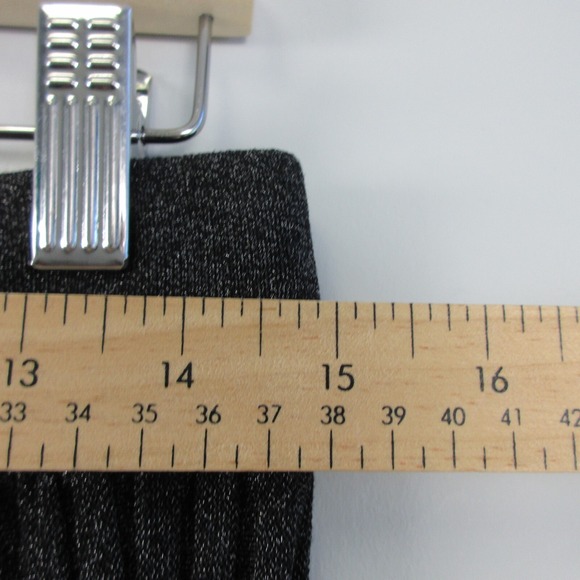 J. McLaughlin Maeve Sweater Skirt Matching Set M Black Metallic Midi Formal - Picture 11 of 13